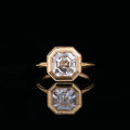 Provence Luxury Rings 14K18KGold D/VS1 IGI Lab Grown Diamonds Rings for Men Asscher cut Engagement Rings  Personalized Custom