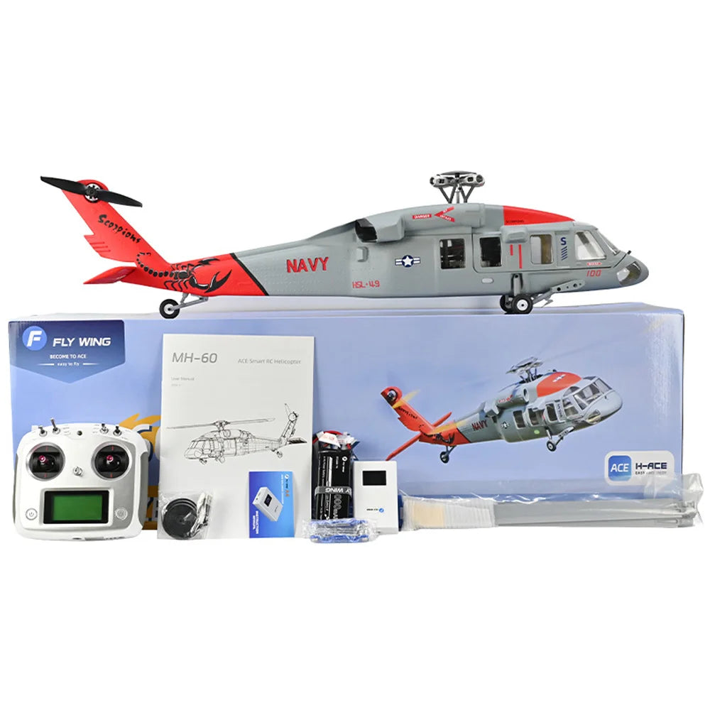 470 Size FLYWING MH-60R Seahawk Scale Helicopter LED Light ACE Flight Control MH60R RC helicopter MH60 Seahawk rc Helicopters