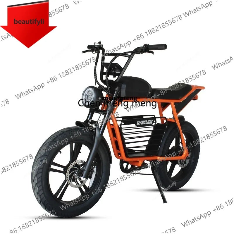 D185 Fatbike Electric Fat Tire Tyre Bike Electric Mountain Bike Front Suspension Off-road Adult E Electric Dirt Bike E-bike Dirt