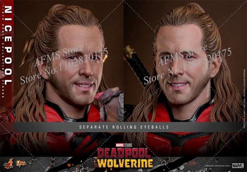 HOTTOYS MMS788 1/6 Scale Collectible Figure Ryan Reynolds Deadpool & Wolverine 12Inch Men Soldier Action Figure Body Toys