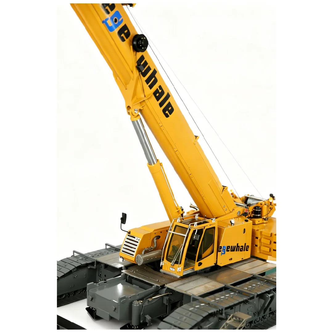 D1220 1:14 RC Hydraulic Telescopic Crawler Crane Heavy Duty Tracked Remote Control Crane Truck Construction Cars Machine Models