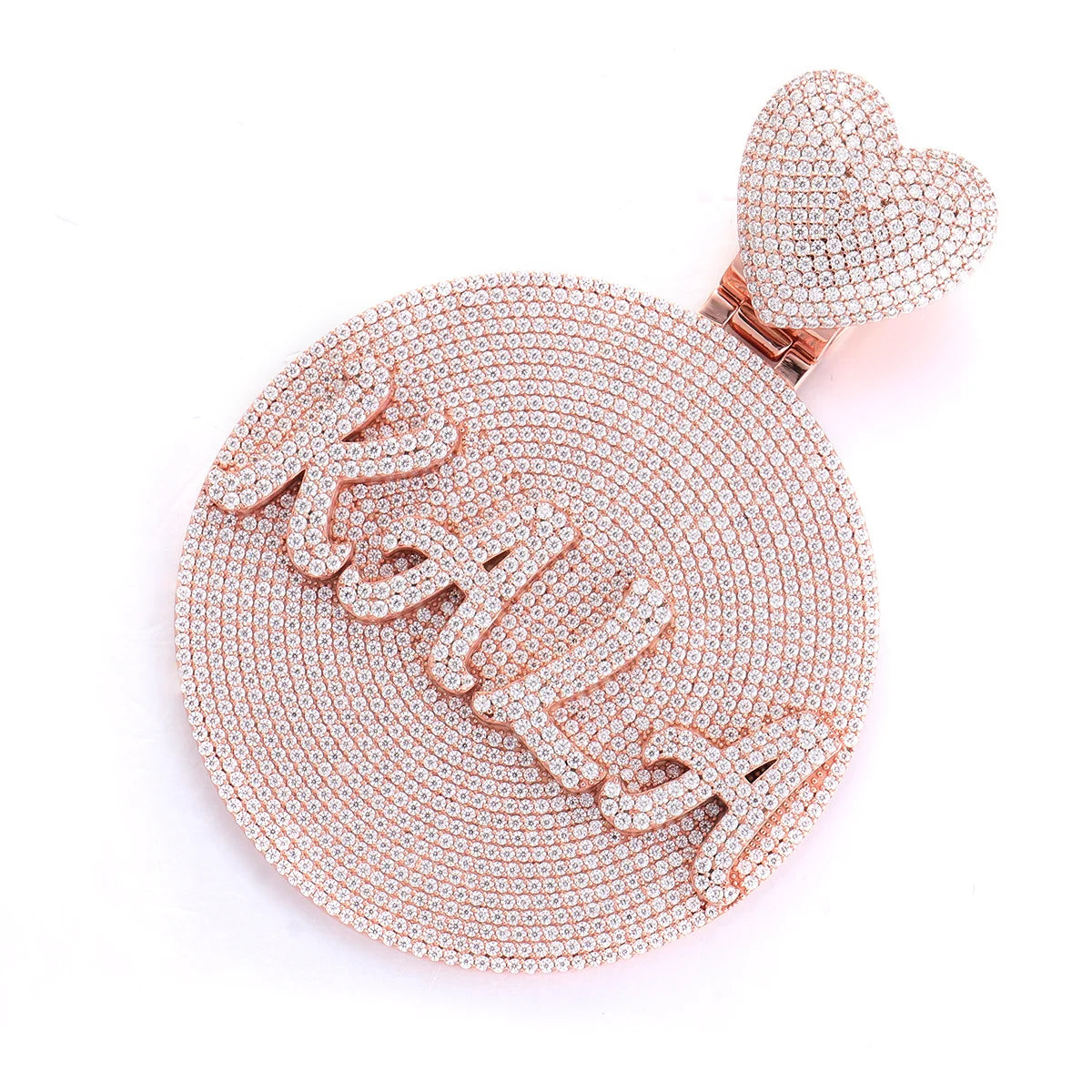 Provence Fashion Miami Rock Custom Pendant S925 Hip Hop Pendant for Men Moissanite Round Shape Pendants