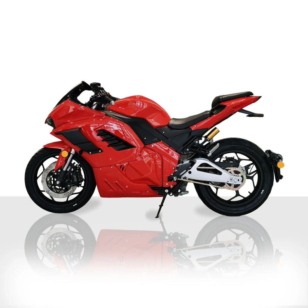 Lithium-ion 72V Center Motor 4000W Fast Speed 130KM/H Chopper Electric Motorcycle