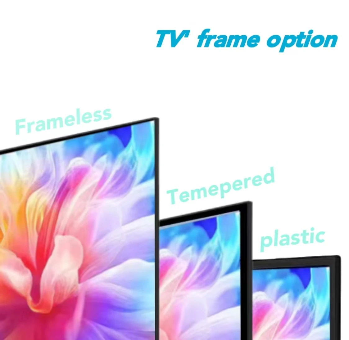 Manufacturer 65 70 75 85 100 Inches Led Tv 75 Pouce 4k Uhd Android Television Flat Screen Smart Tv