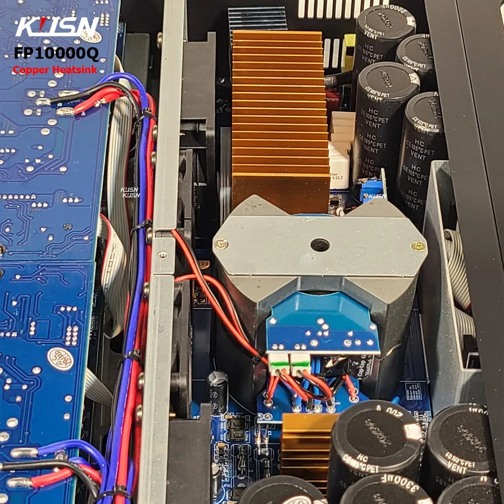 FP10000Q Copper Heatsink 10000W RMS Professional Digital Amplifier 2500Wx4 FP 10000Q  2U High Power For Subwoofer Speaker