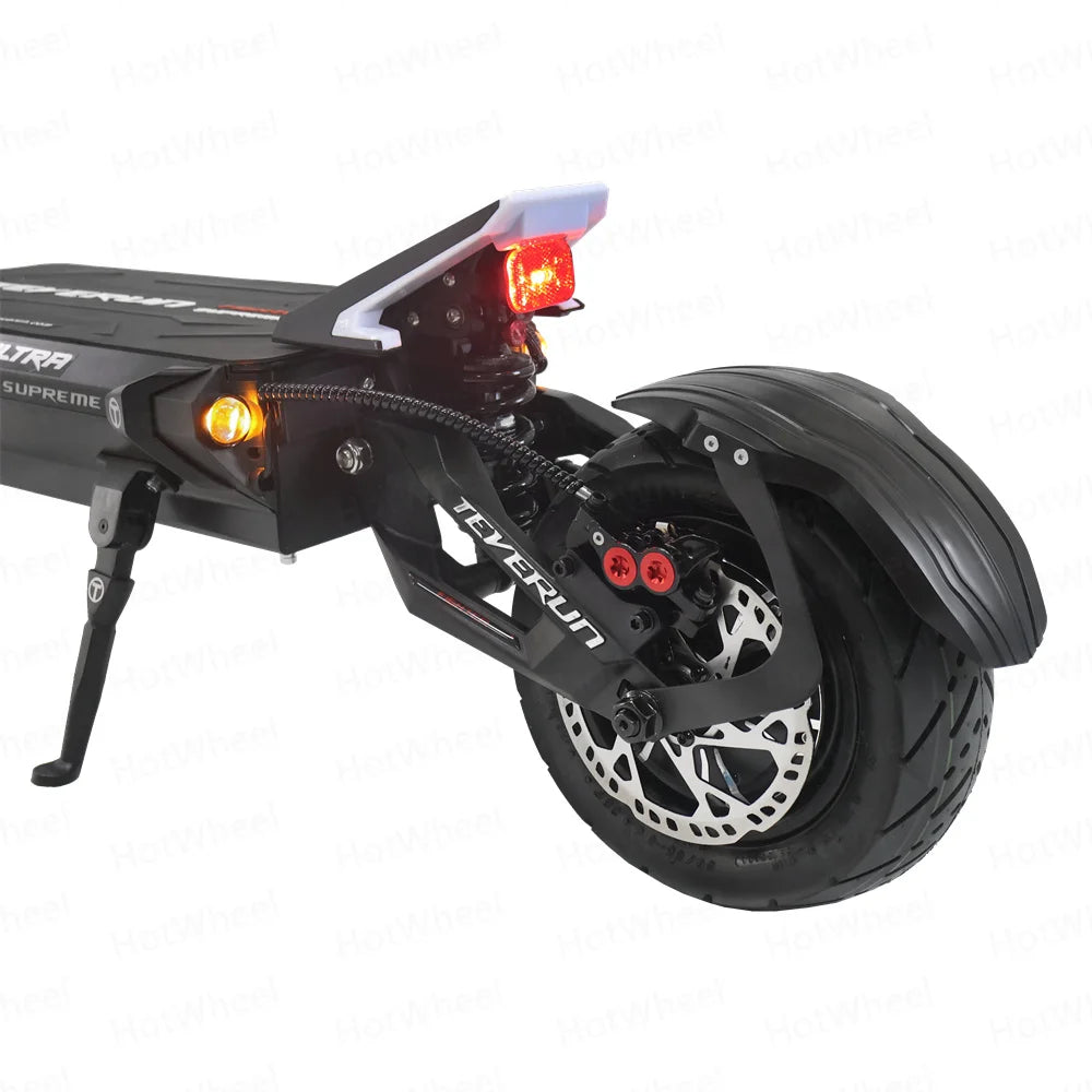 TEVERUN For Supreme Ultra V4 4000W 2000W*2 Dual Motor 72V 60Ah Battery 11inch Tire 4inch Display PKE Four-Piston Brake System
