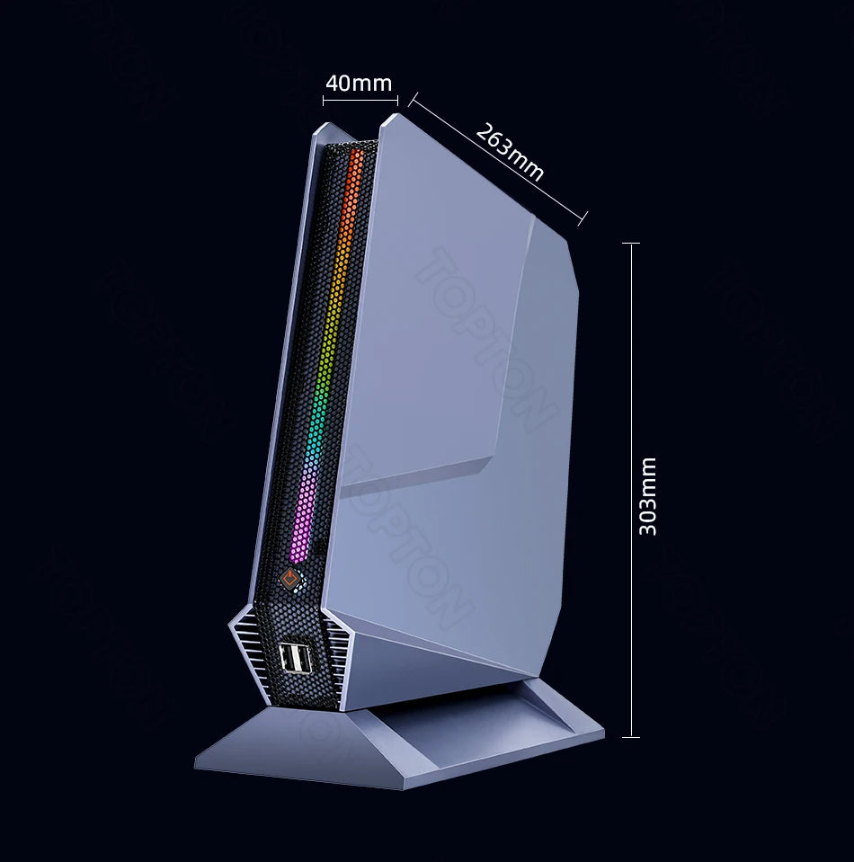 Topton Gaming Mini PC NVIDIA RTX 4070 4060 8G Intel i9 13900HX 13900H 12900H i7 13800H Windows 11 Desktop Gamer Computer WiFi6