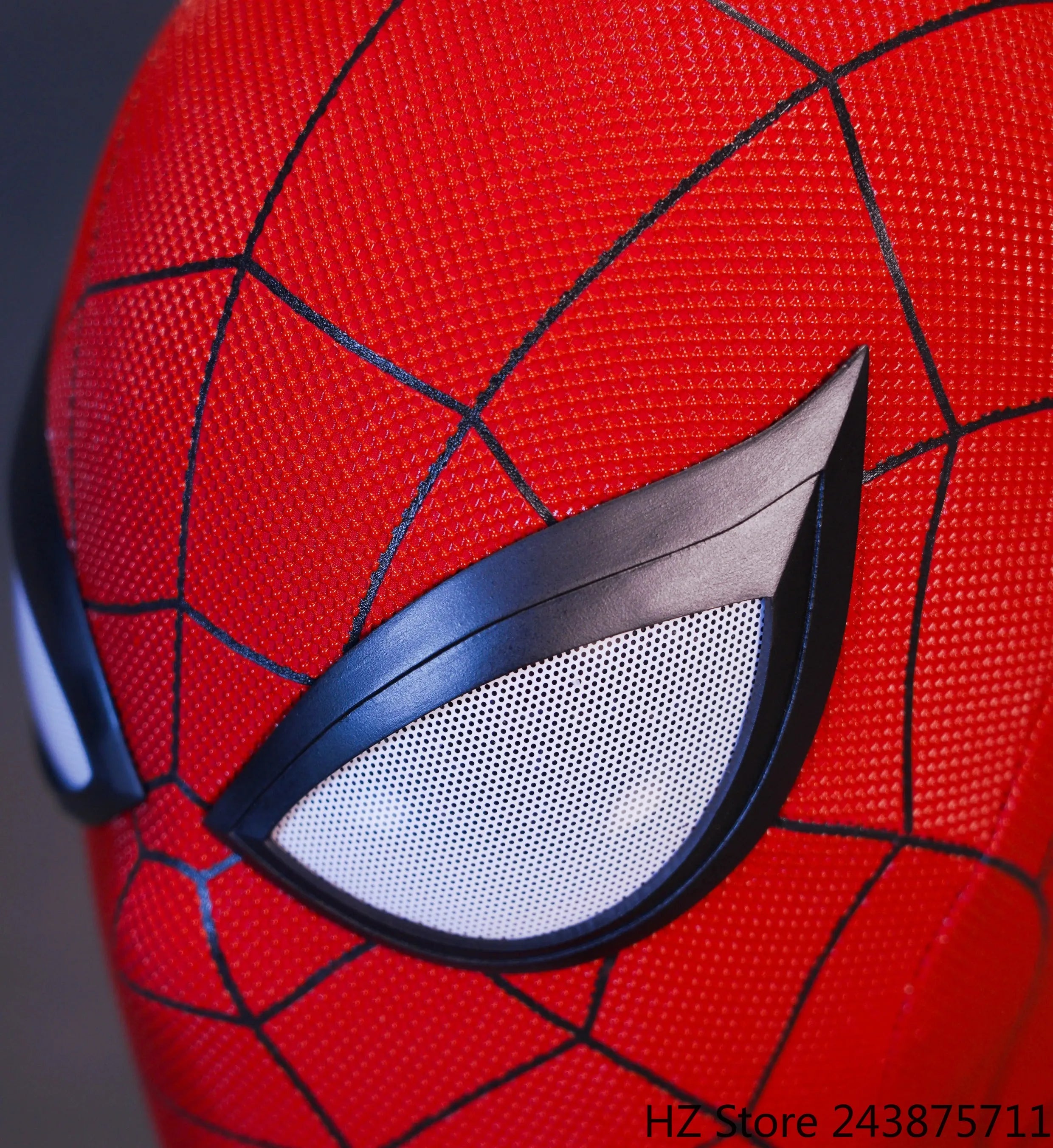 Full Head PS4 Spider-Man Mask with A Pairs of Eyes playstation 4 spider-man Game Restoration Handmade Silk Screen Printing