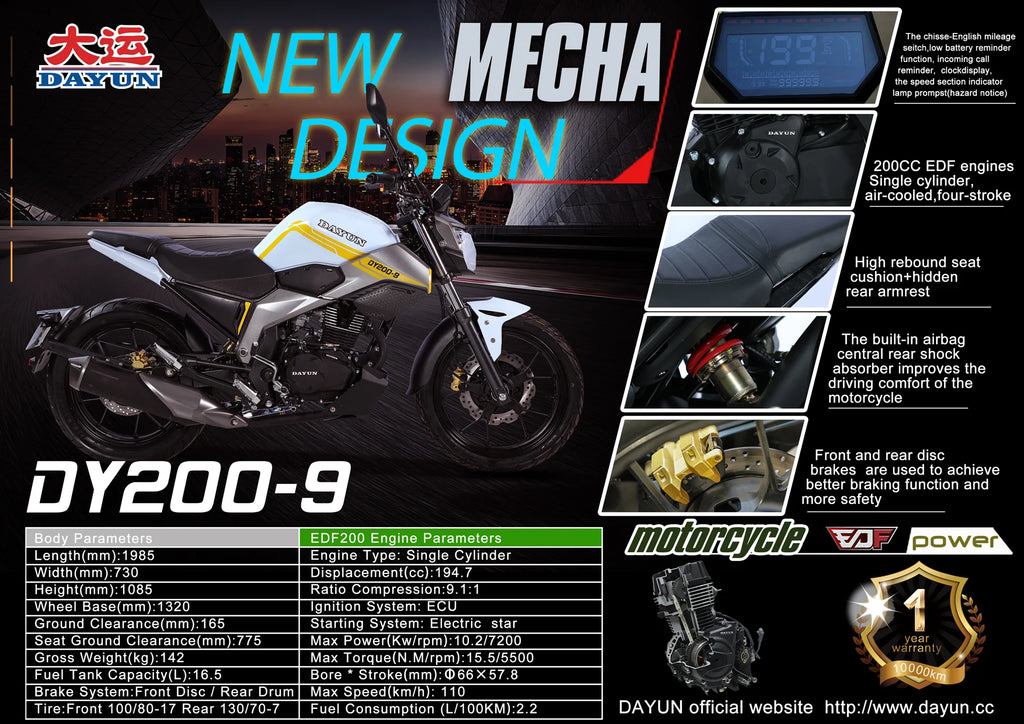 New 2023 Light Adult  Street Bike High Quality ,good-looking ,carburator ,CDI ,4 Strokes Engine Motorcycle