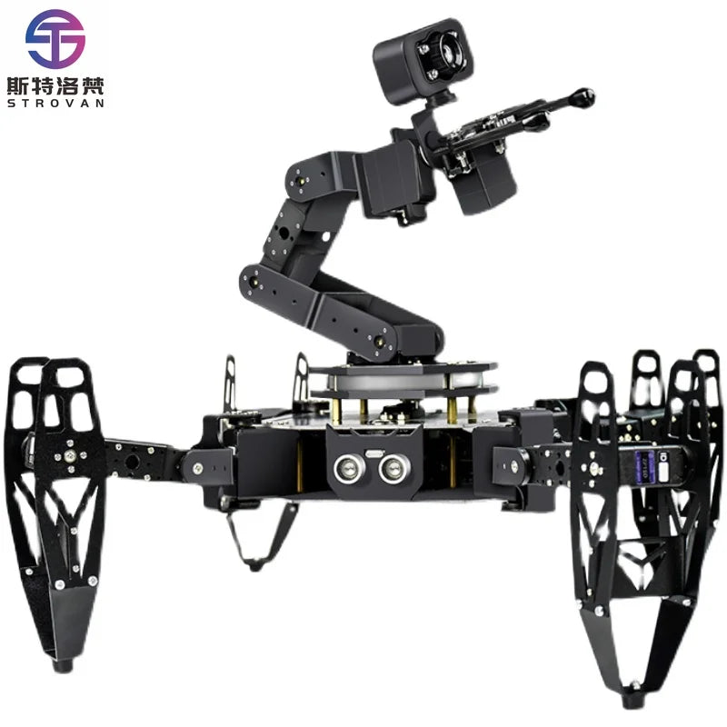 Multi Legged Transport Robot Quadruped Bionic Spider Ai Vision Intelligent Programming Learning Kit Sets Lithium