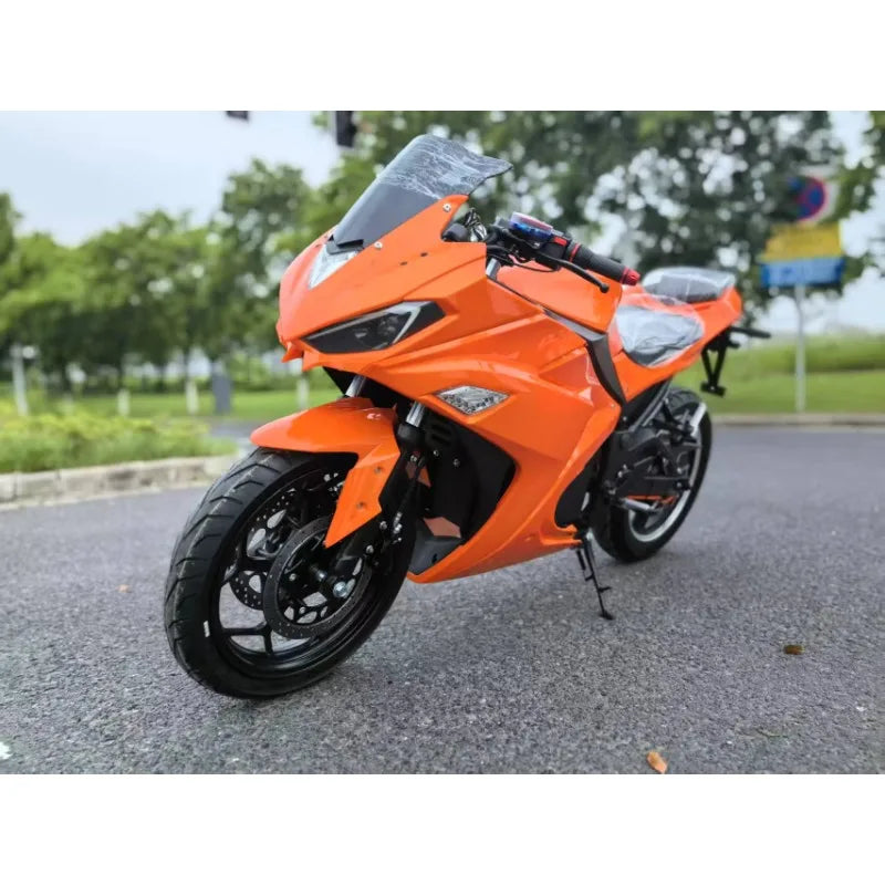 2026 Apollo new modelV6 High-Performance Electric Racing Motorcycle 10kW Hub Wheel Motor 72v 120ah Lithium Battery New 200km Ran