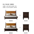 Design Full Size Bed Frame Wood Storage Space House Bedroom Bed Bases Frames Luxury Platform Cama De Casal Home Furniture