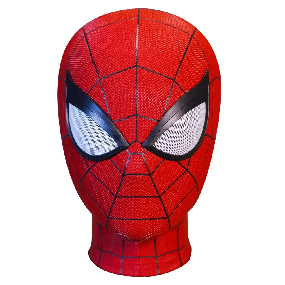 Full Head PS4 Spider-Man Mask with A Pairs of Eyes playstation 4 spider-man Game Restoration Handmade Silk Screen Printing