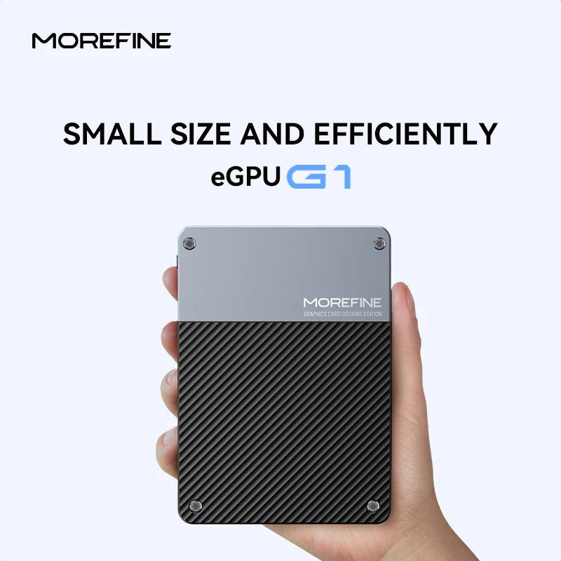 MOREFINE 2025 NEW Mini Pc GPU G1 AI RTX 4090M/4080M/4060 Super Graphics Card 16GB GDDR6 Thunderbolt3 TypeC External GPU computer