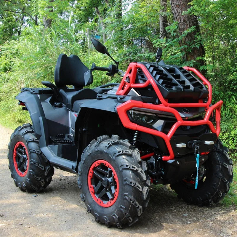 4WD Automatic Transmission ATV，Luxury Four-wheeled Motorcycle Powerful Off-road Motorcycle Beach Buggies All-Terrain Motorcycle