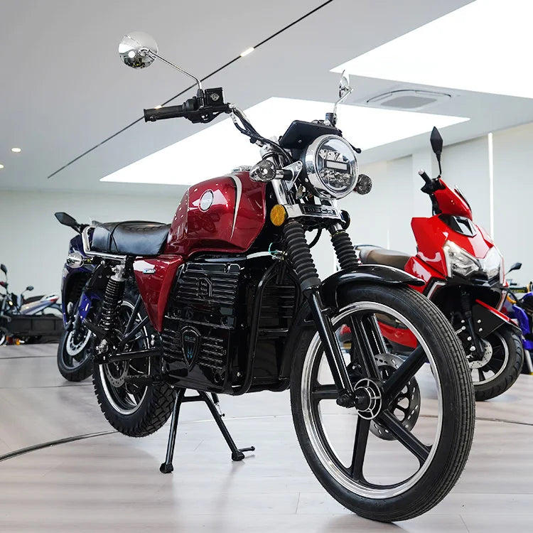 18inch Tire 2500W New Model Customized Racing Adult Electric Motorcycle 70km/h Speed Low Price Wholesale 72v Electric Motorbike