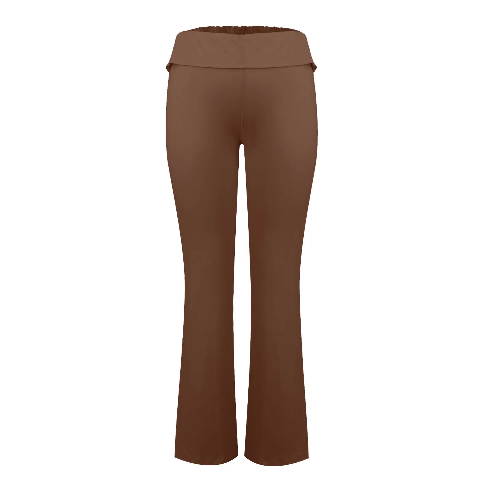Women Flare Leggings High Waist Wide Leg Yoga Pants Seamless Fitness Workout Tights Gym Sports Trousers Casual Slimming Clothing