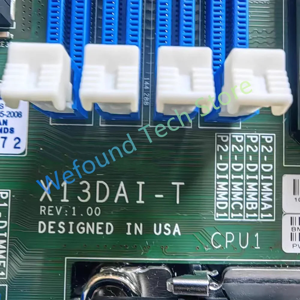 Two-way Workstation Motherboard 4677 Pin 350W Power Consumption C741 Chipset Supports DDR5 X13DAI-T