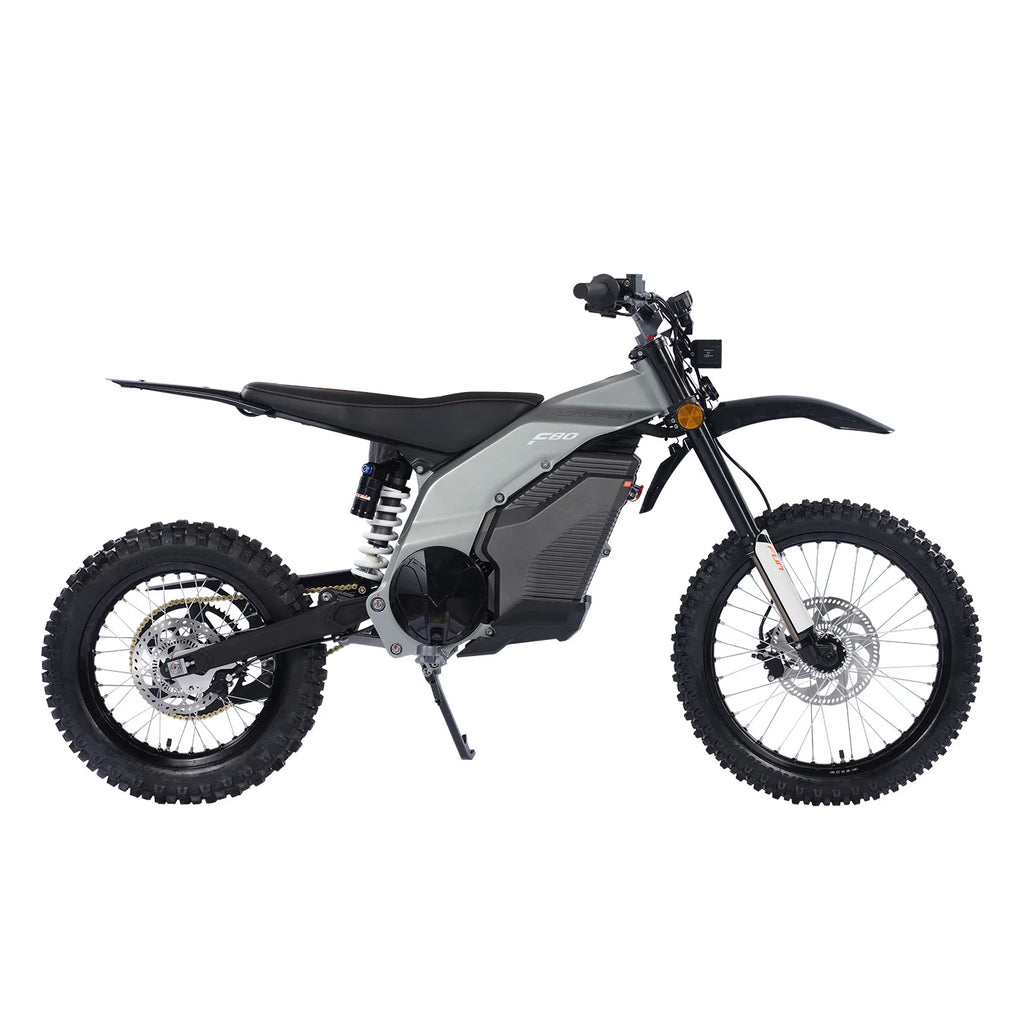 STLF Competition Dirt Bike CAOFEN F8 72V 30-60Ah 8000W 12000W 100KM/H Mid Drive Central Motor Off-road Electric Dirt Motorcycle