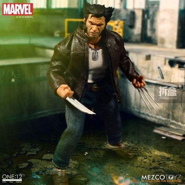 MEZCOTOYZ Genuine Superhero One 12 Series Wolverine Deadpool Logan Punisher Blade Daredevil Action Figures Model Toys Gifts