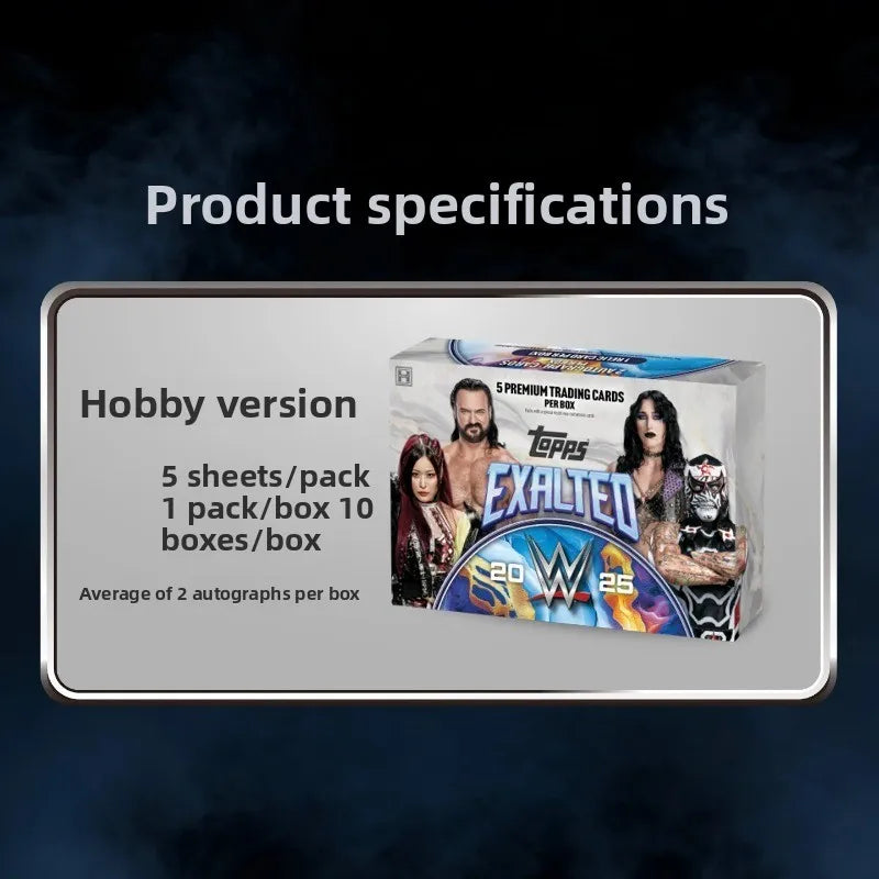 Chrome WWE Trading Cards Mega Box Genuine Collectible Mystery Box Hobby Gifts for Boys Girls Kids Birthday Christmas Presents