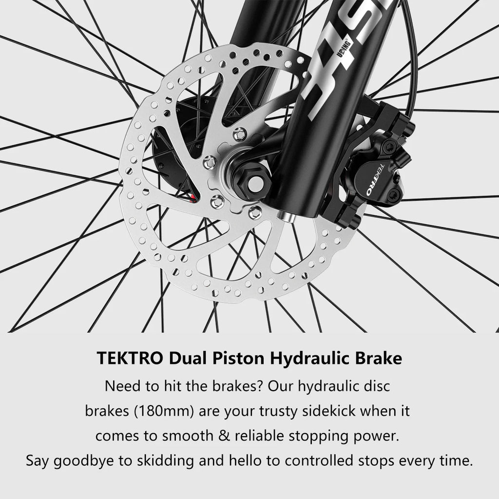 Vitilan T7PRO Full Suspension Mountain E-bike for Adults 1600W Peak Brushless Motor 35mph 52V20Ah E-Bike 90 Nm Electric Bike