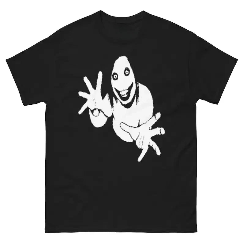 Jeff The Killer T-shirt urban legend horror meme dark internet style Y2K style couple streetwear spring/summer graphic t shirts