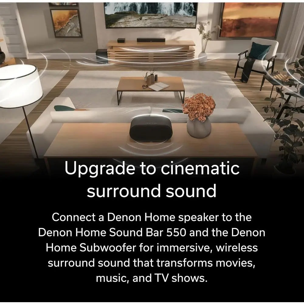 Home 600 Home Speaker, WirelSpeaker with 8-Driver Array & 3D Dolby Aos Music, HBuilt-in Multiroom Control, Wi-Wi, Bluetooth, Hom