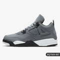 Nike genuine AIR JORDAN 4 RETRO (PS) replica children's sports shoes BQ7669-007