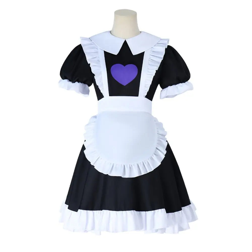 Magic Number Circus Cosmaid Jax Cosplay Roleplay Costume Female Servant Uniform Anime Themed Party Wear Fashionable Cosplay O...