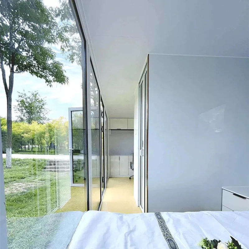 Prefabricated Houses Apple Capsule Home Prefabricated House for Spain Living Capsule Homes Frame Steel Modular Prefab Home