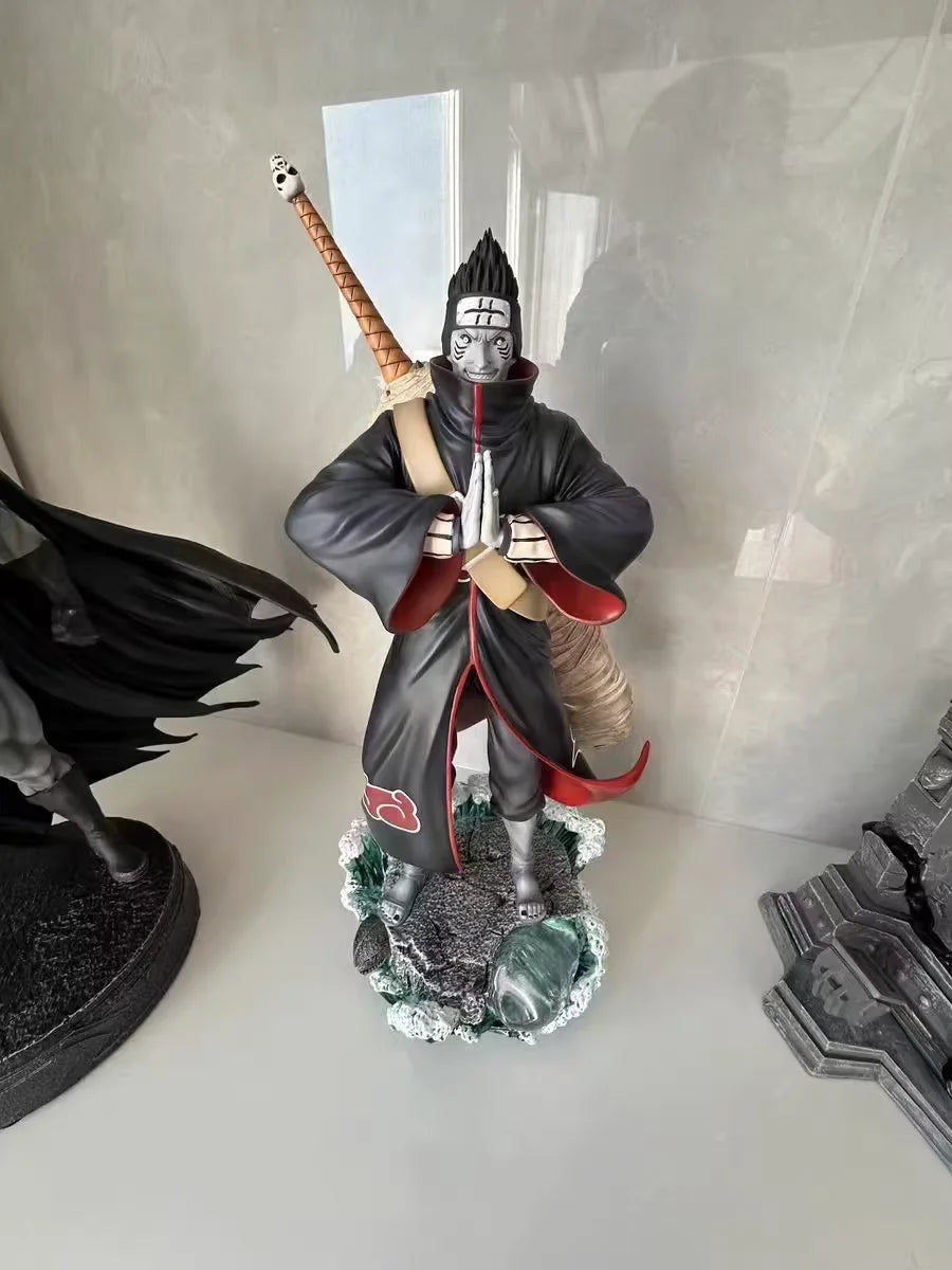 1/6 Naruto Hoshigaki Kisame Akatsuki Anime Figure Peripheral Resin Standing Posture Statue Decorate Ornaments Birthday Gift Toys