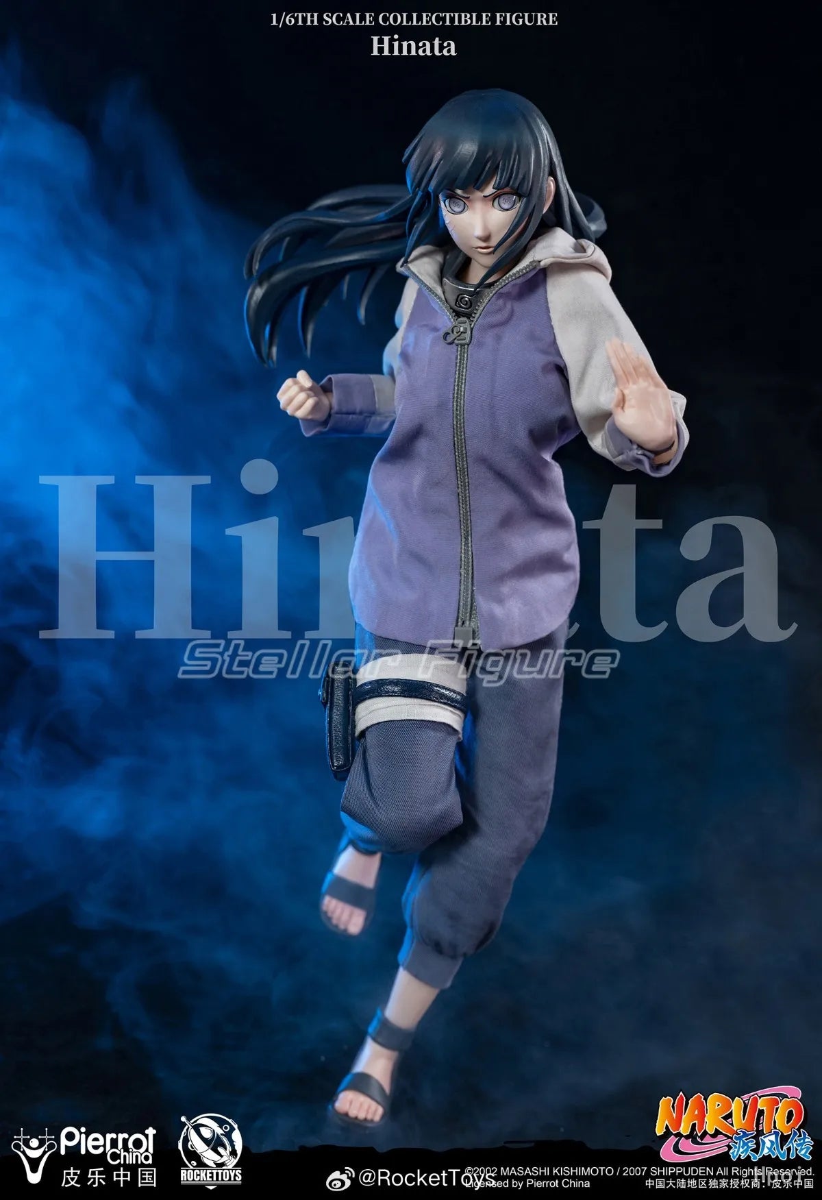 【SF】In Stock RocketToys NARUTO Shippuden Hyuuga Hinata 1/6 Scale Collection Model Figures Anime