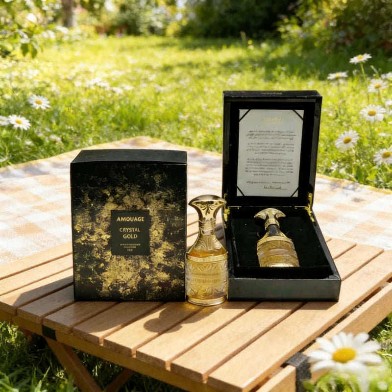 AMOUAGE 50ml Luxury Unisex Eau De Parfum Long Lasting Elegant Radiant Sensual Fragrance with Rich Amber Floral Warm Creamy Aura