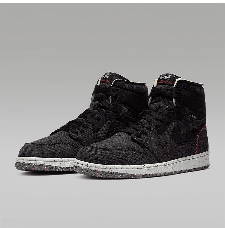 Nike Authentic Air Jordan 1 Zoom AJ1 Recycled Material Sneakers CW2414-001