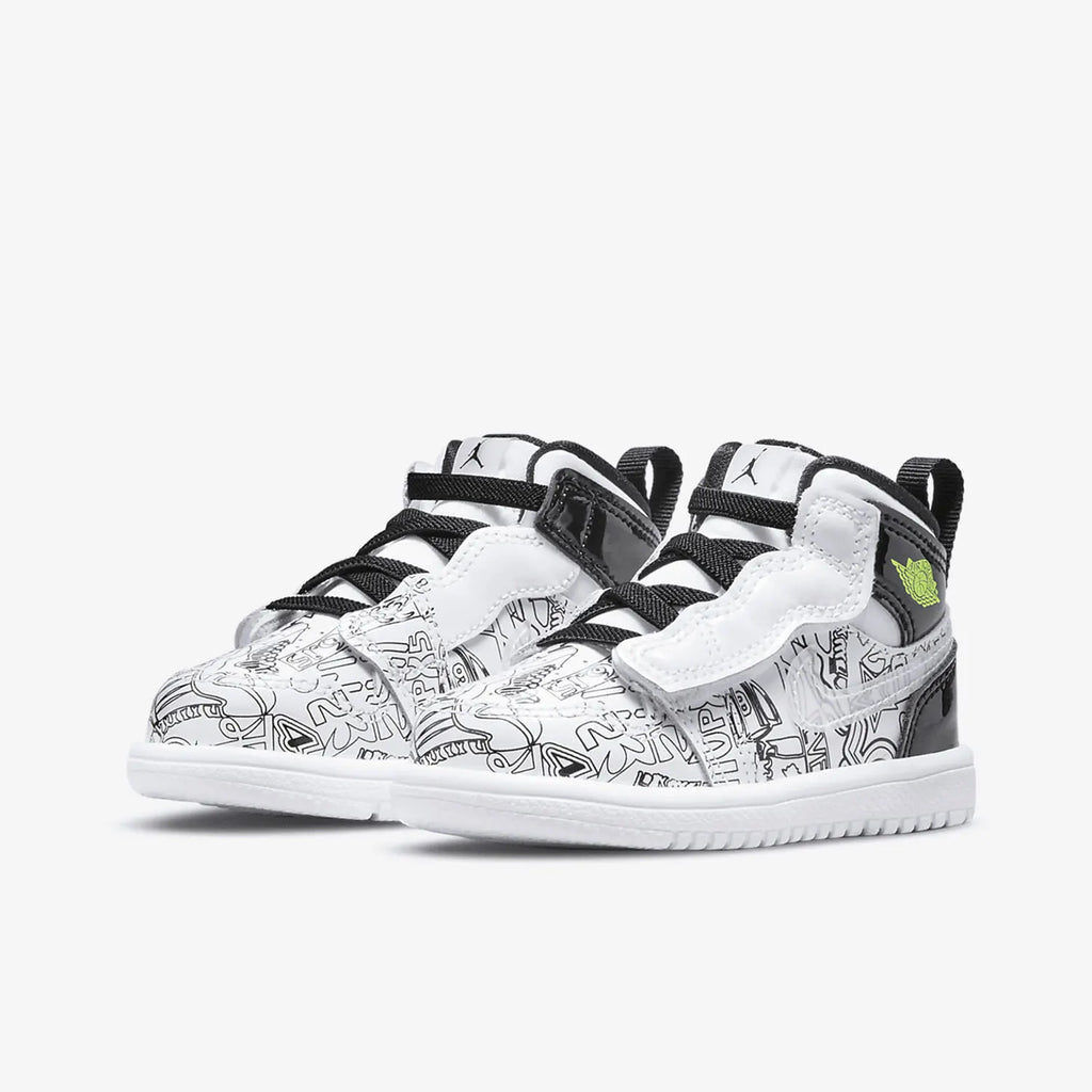 Nike genuine AIR JORDAN 1 children's classic sports and leisure shoes DH9682-100