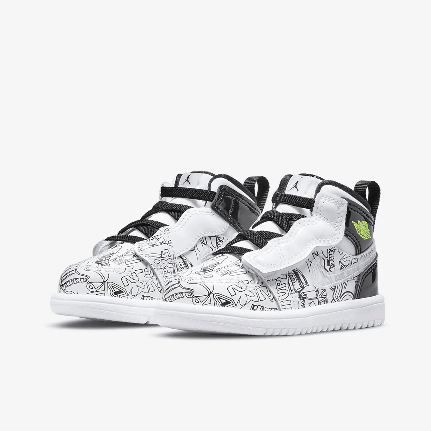 Nike genuine AIR JORDAN 1 children's classic sports and leisure shoes DH9682-100