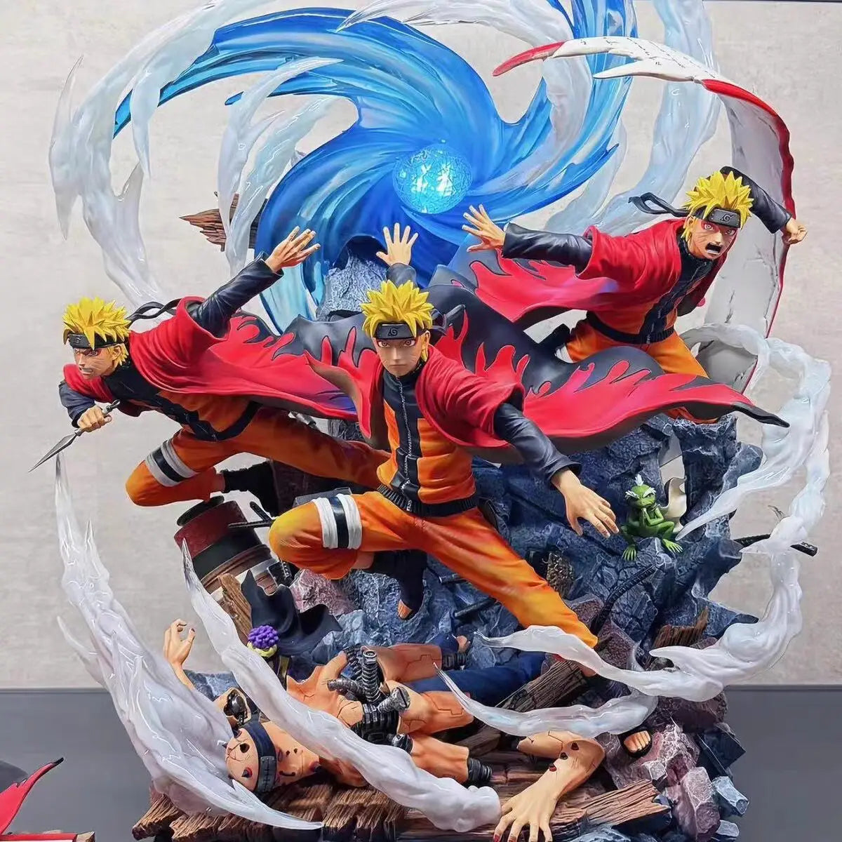 30cm Anime Peripherals Figure Uzumaki Naruto Can Glow Anime Model Collect Pvc Desktop Ornament Decorations Children Toys Gift