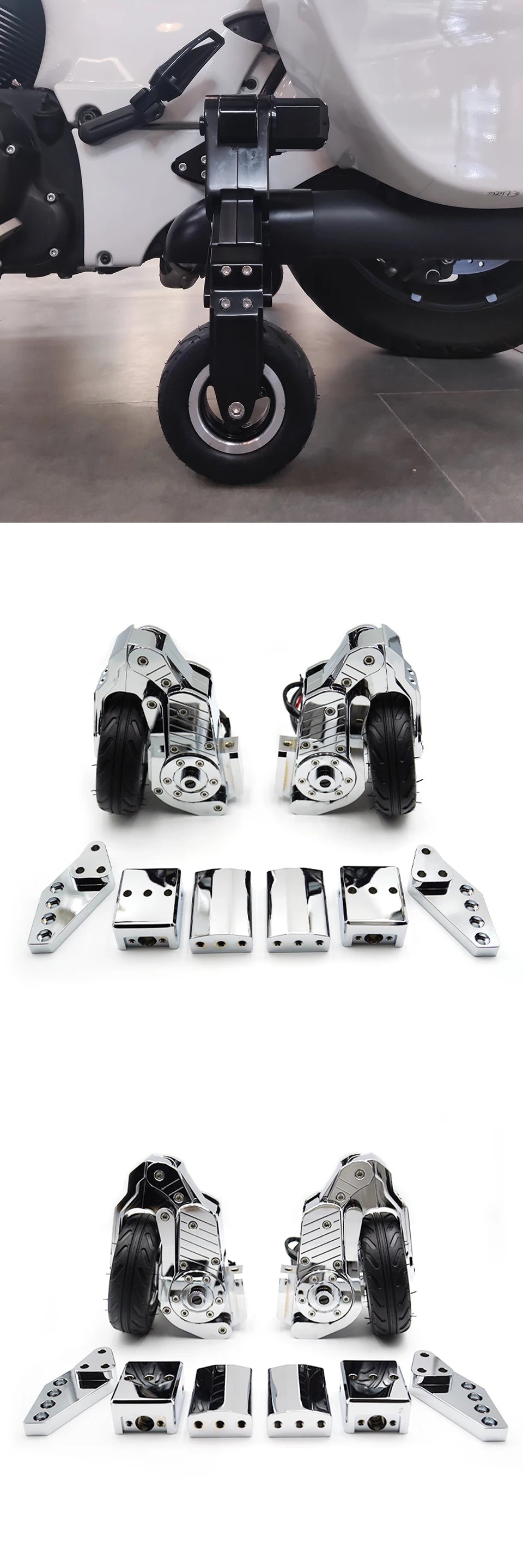STLFTouring Flh Road Street Glide Training Wheels Powerful for HD Indian K1600 GTL Condition New Air Shipping
