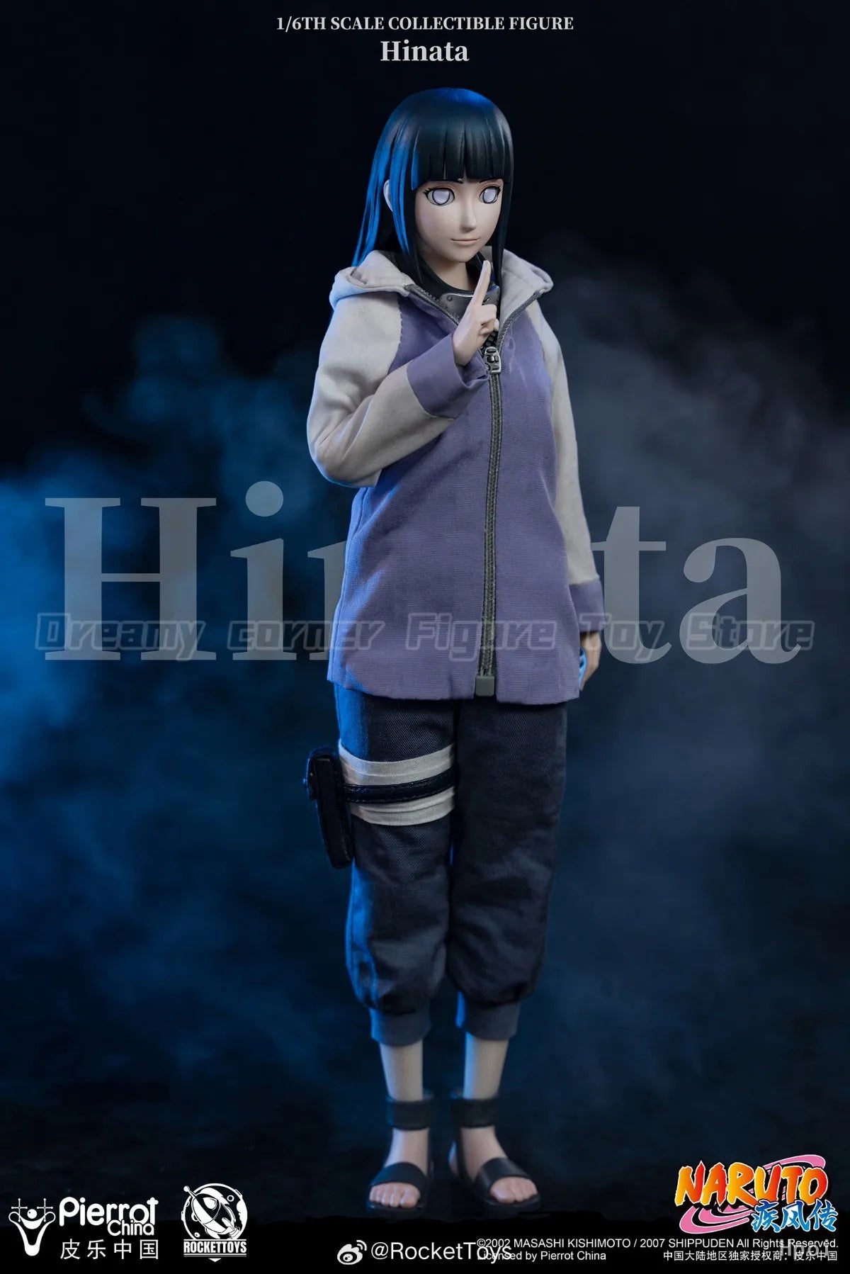 【In Stock】RocketToys ROC-006 NARUTO Shippuden Hyuuga Hinata 1/6 Action Figure