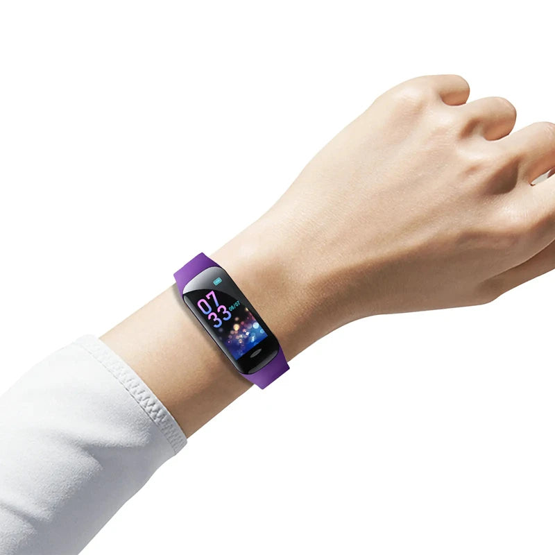 Lenovo C1 Plus Smart Watch Men Women Bluetooth Step Counting Sports Bracelet Fitness Tracker Heart Rate Blood Pressure Sleep