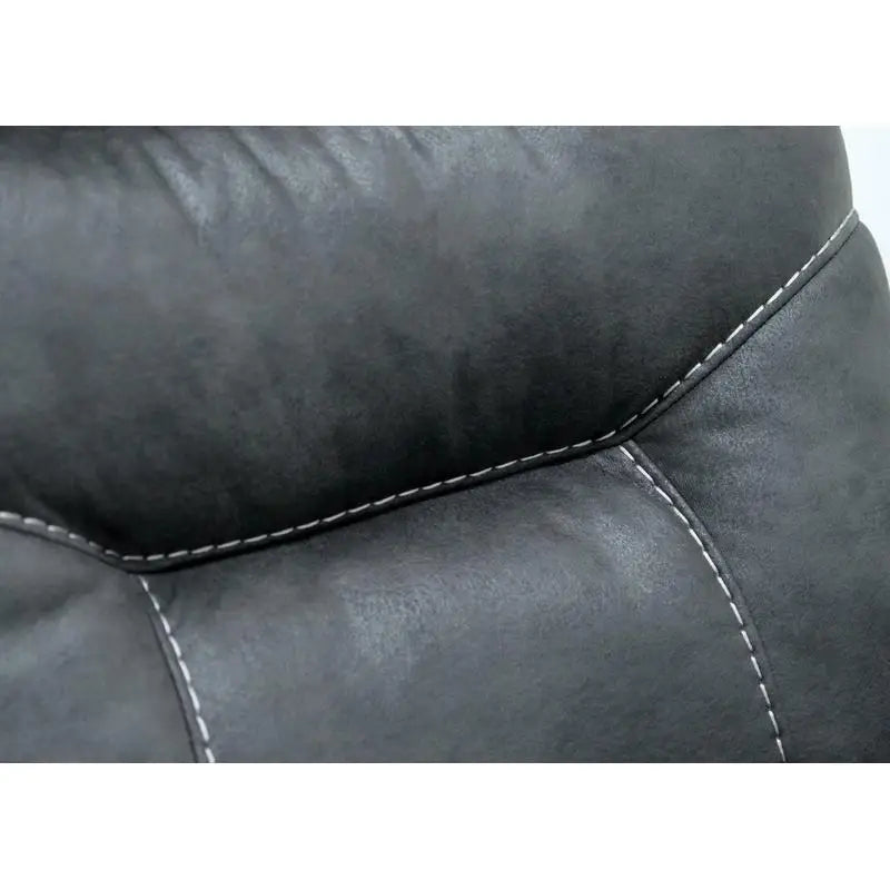 Gray Swivel Glider Recliner Chair for Comfort and Style, Ideal for Living Room or Nursery, Adjustable Relaxation with Modern