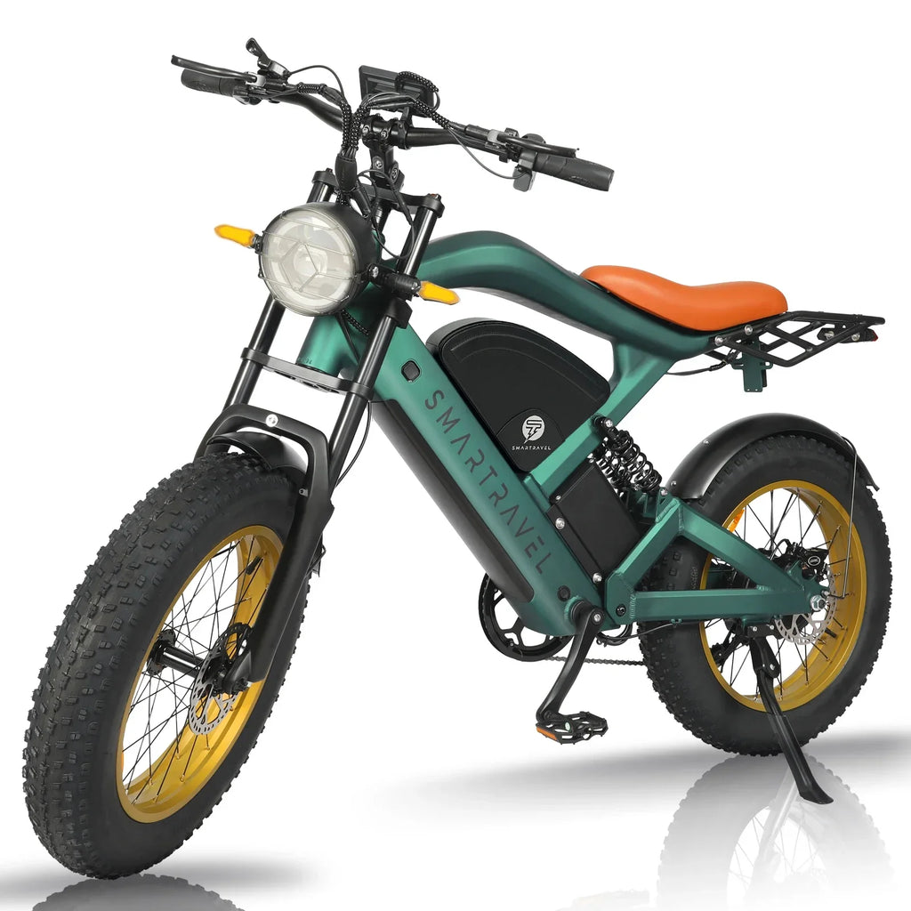 Snow Electric Bicycle 1200W Motor 48V20AH Battery 20*4.0 Tires Mountain Electric Bike 52KM/H Urban E-Bike electric motorcycle