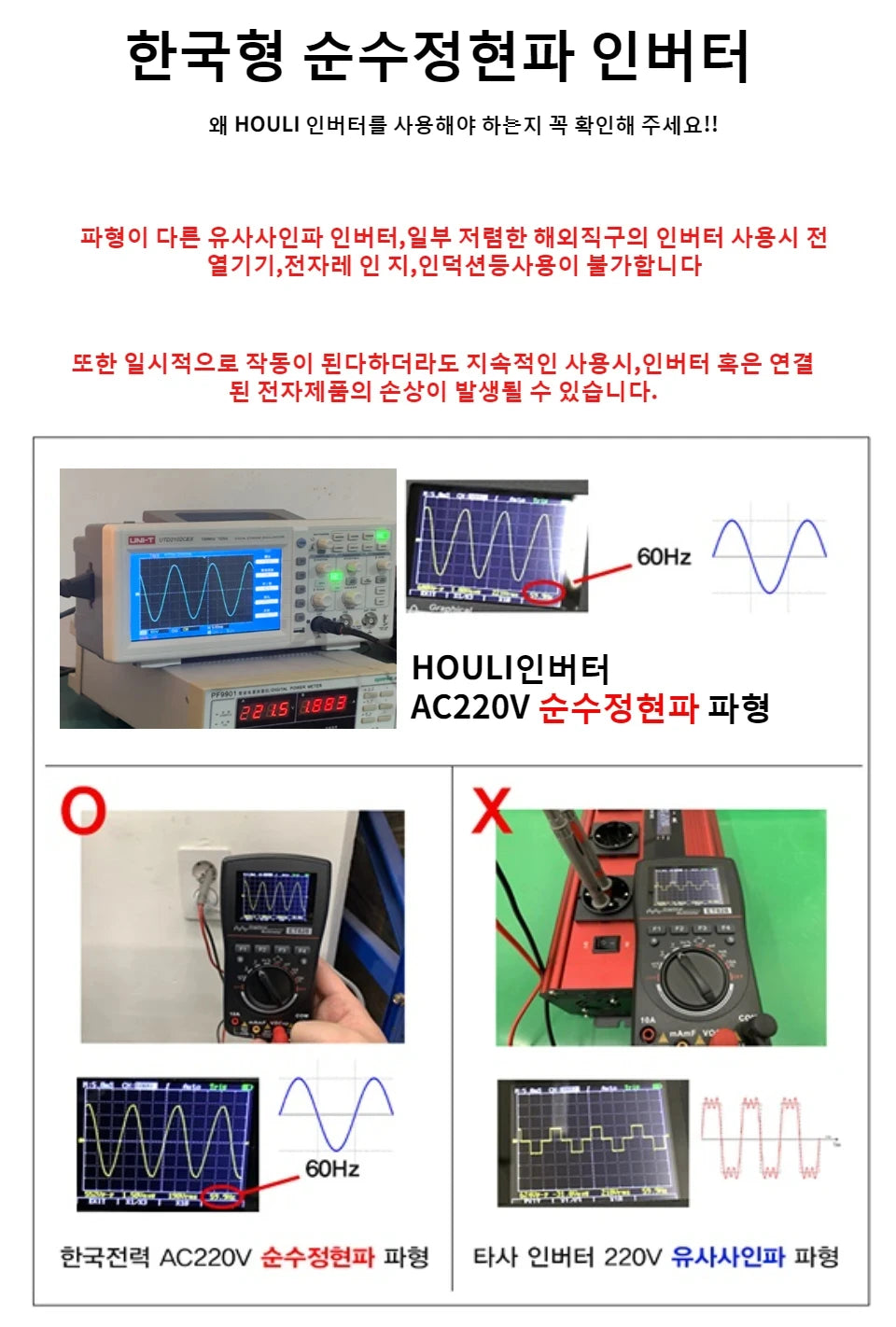 houli Inverter Pure Sin-wave 60Hz 12000W Inverter 24v Sin-wave Inverter 60Hz Korean 5-day Shipping for Car solar inverter