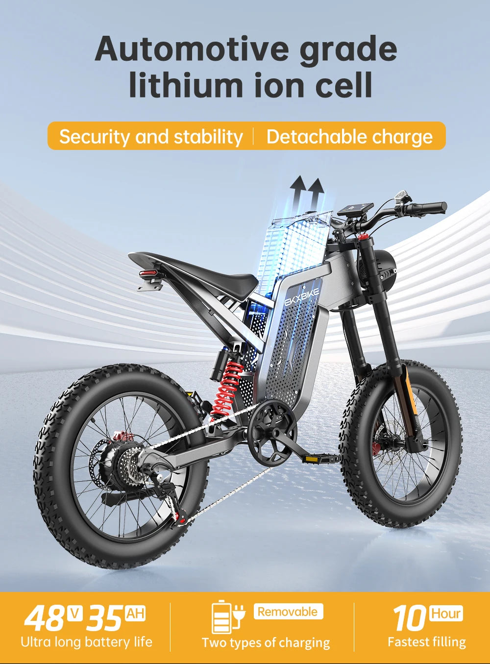 SLDBK X21 Electric Bike 2000W 48V35AH Electric Dirt Bike Battery Snow Electric Motorcycles Off Road E-bike Tyre Mountain Ebike