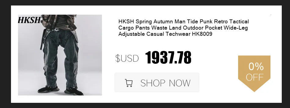 HKSH Spring Autumn New Men Tide Punk Vintage Three-Headed Dragon Denim Jacket High Street Luxury Fashion Versatile Coats HK17707
