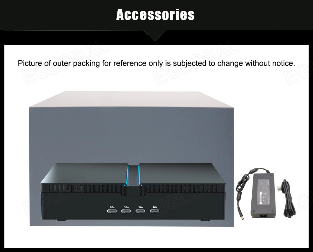 Eglobal 13TH I9-13900F I7-13700F I5-13400F RTX 4060 8G Gamig Discrete Graphics Card Mini Desktop 4K Four Displays Gamer Mini PC