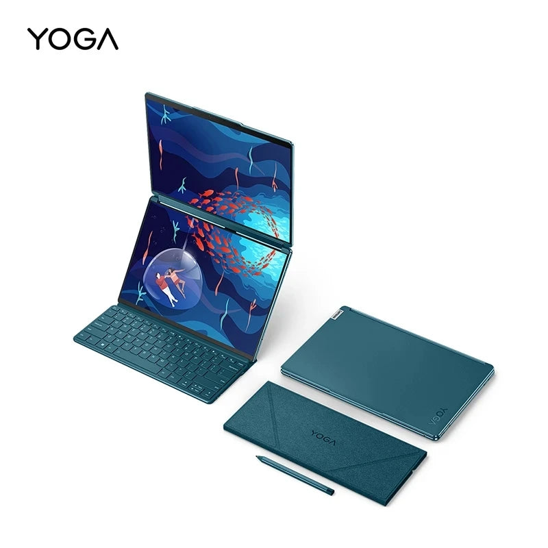 Lenovo YOGA Book 9i Laptop 13th Generation Core i7-1355U 16G 1T Intel Evo Platform 13.3-Inch 2.8K OLED Dual-screen Notebook