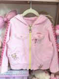 Japanese Cute Coat Embroidery Rabbit Ear Hooded Subculture Kawaii Y2k Tops Casual Fashion Sweet Coats Ropa Mujer Women Clothing