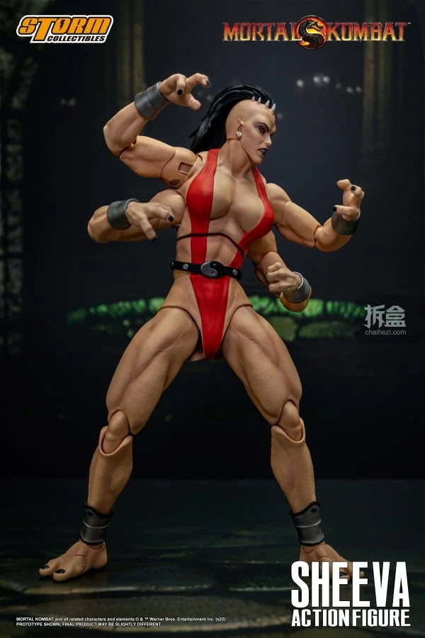 Storm Toys Genuine Mortal Kombat Series Sheeva Shao Kahn Fighting Game Collection Standard Version 1/12 Action Figures Model Toy